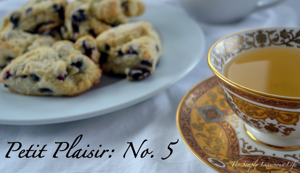 Cream Blueberry Scones