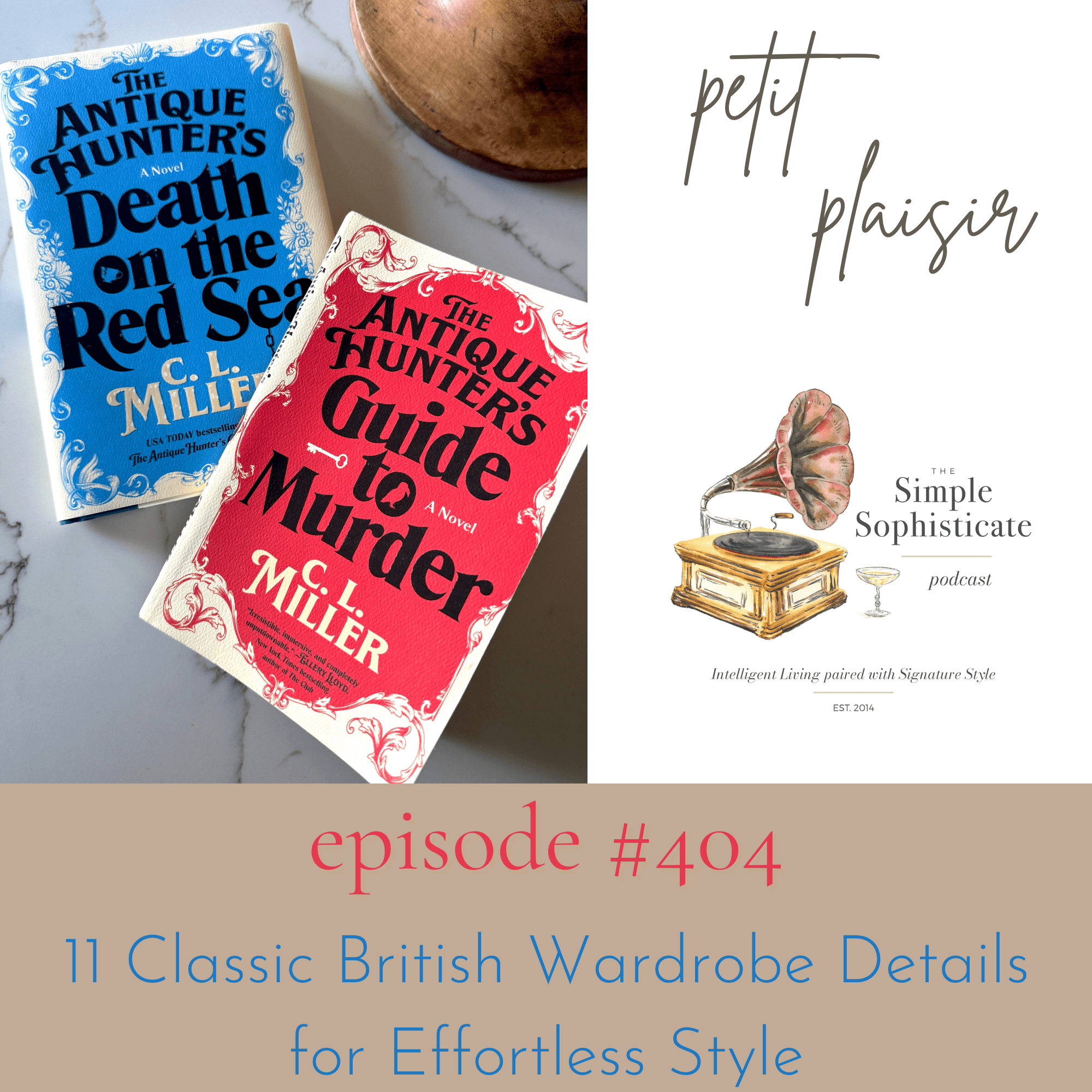 The Antique Hunter, mystery series – petit plaisir #404